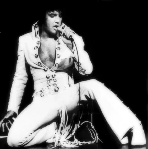 Elvis on stage in 1970